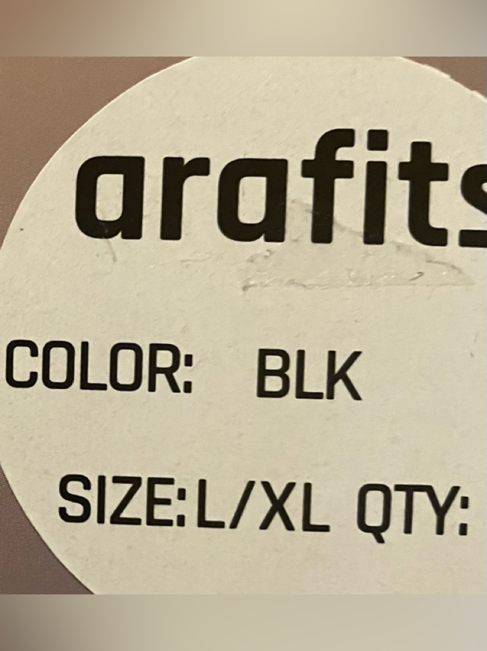 New, Arafits Compression Black Socks, Size XL - Picture 2 of 4